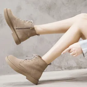 Amozae-Back To School Gifts Velvet Boots