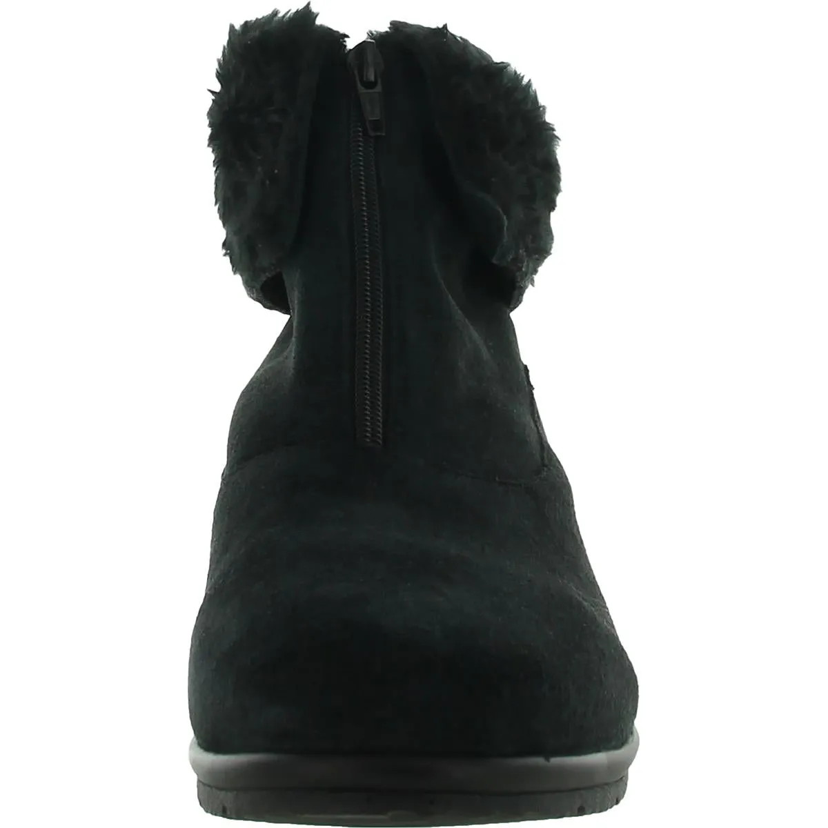 David Tate Womens Planet Leather Zipper Winter & Snow Boots
