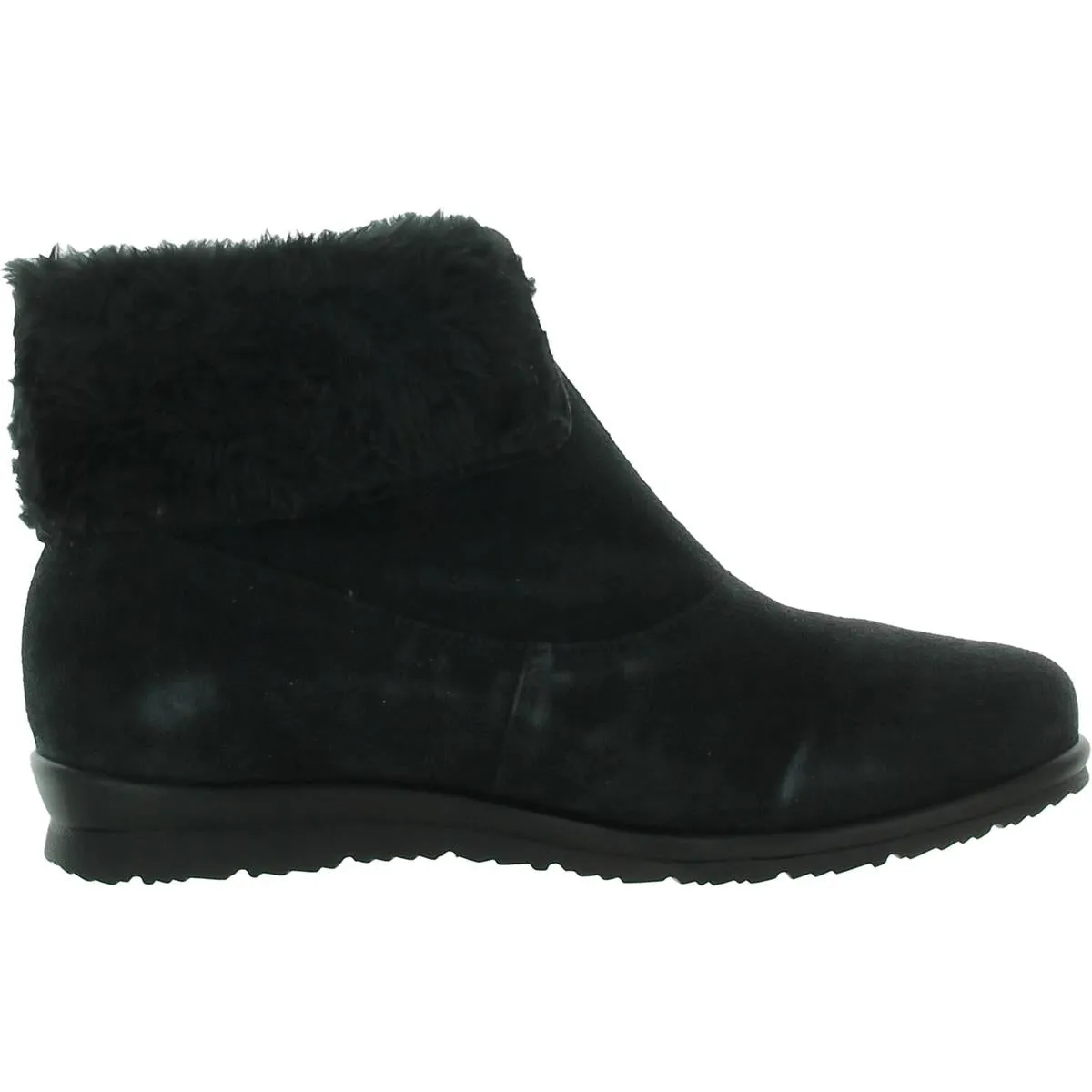 David Tate Womens Planet Leather Zipper Winter & Snow Boots