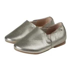 Grace - Gold Soft Leather Slip On for Girl/Boy by Manuela de Juan