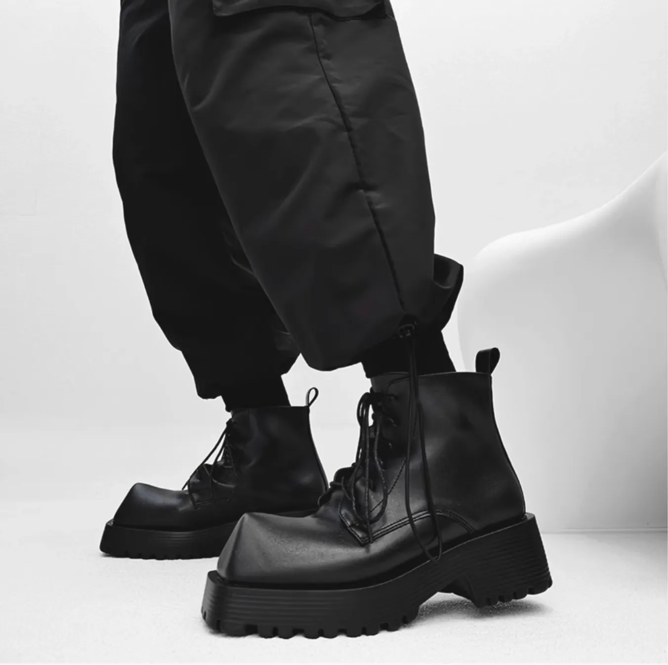 Paris Martin boots leather shoes na642