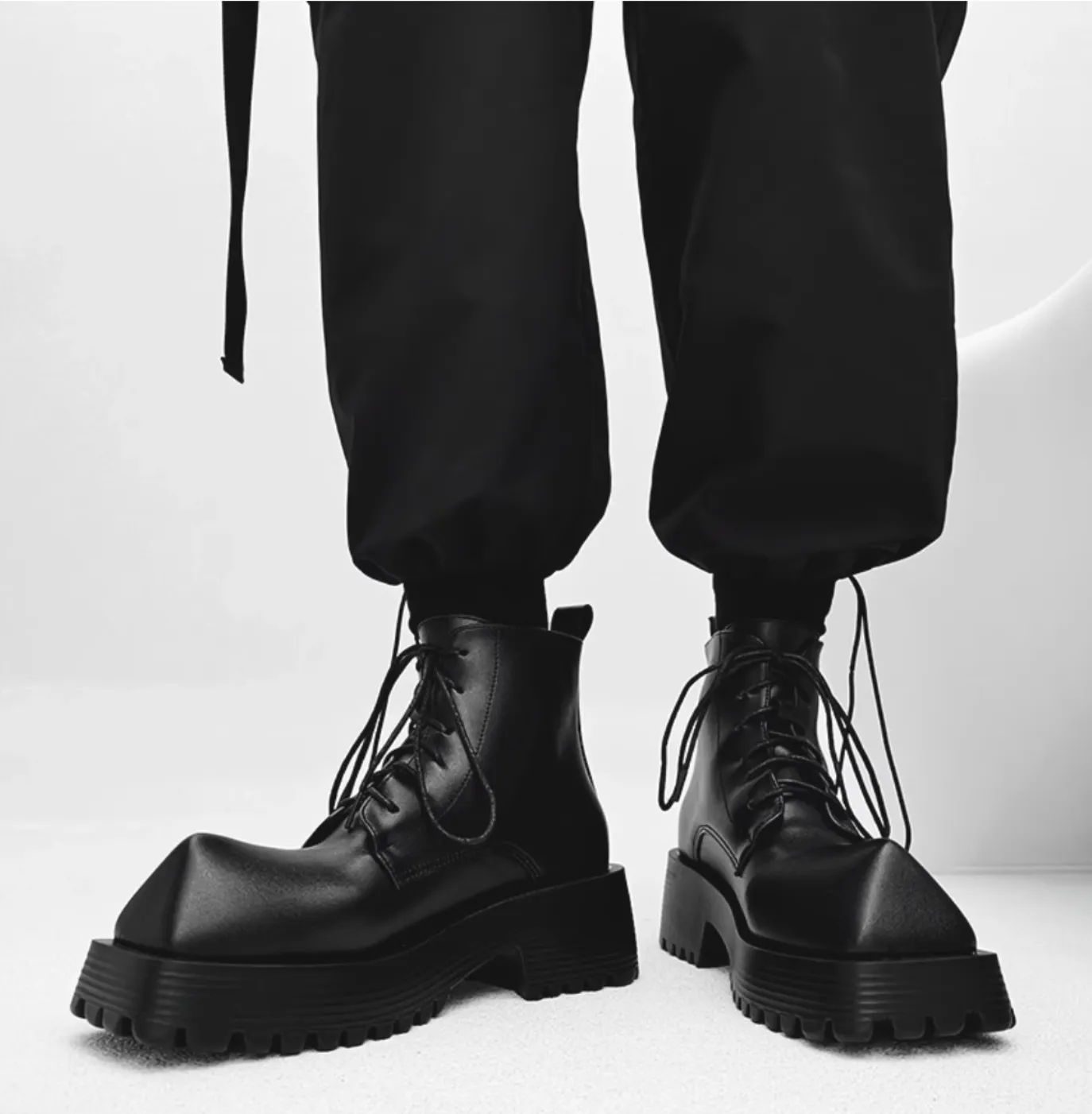 Paris Martin boots leather shoes na642