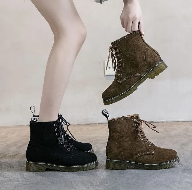 Small Size Leather Martin Boots AP72