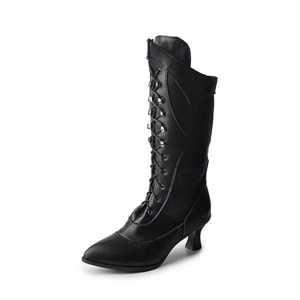 Women'S Vintage Lace Up Martin Boots 21941112C